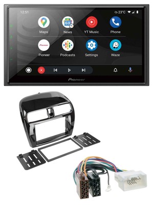 Pioneer USB 2DIN DAB MP3 Bluetooth Car Stereo for Mitsubishi SpaceStar Mirage AB