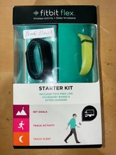 Fitbit Flex Wireless Activity Sleep Tracker Wristband With Extra Bands