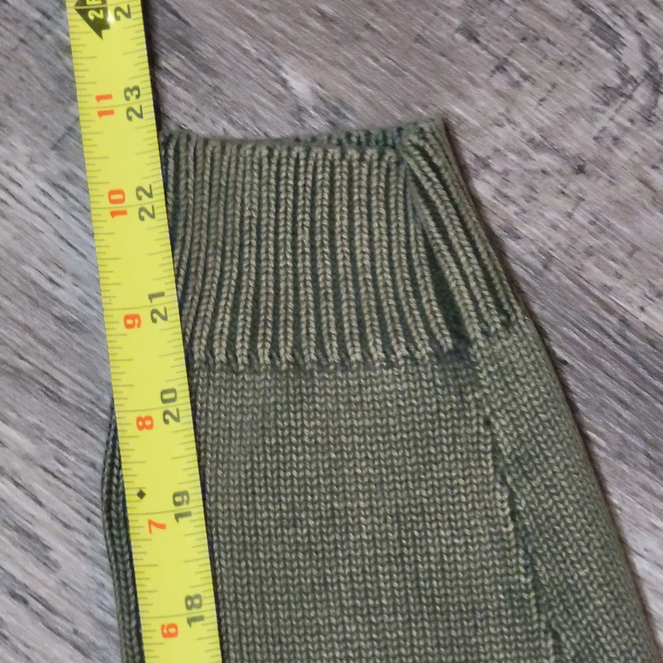 Aigle Sweater Mens Size medium 1/4 Zip Knit Pullover - Image 4 of 4