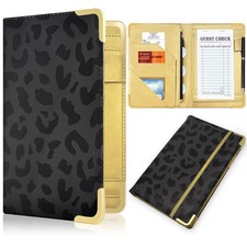 Server Book, Painted Server Books for Waitress, Durable Leather Waitess Book