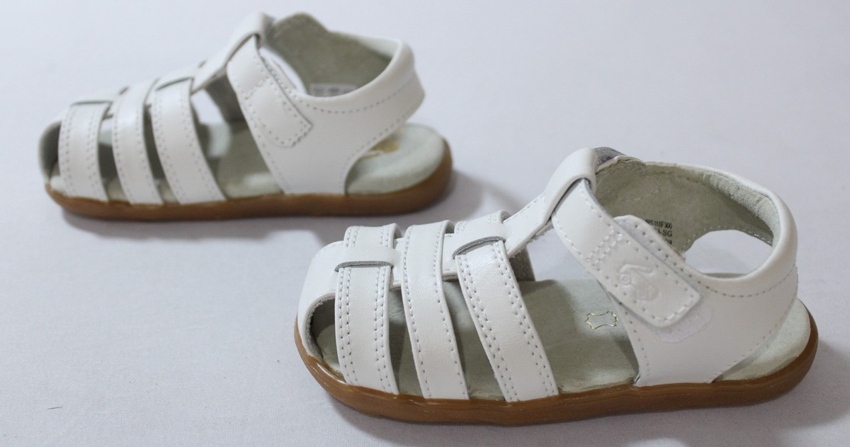 See Kai Run Toddler Girl's Classic Gloria V Sandals JL3 White Size US:8 UK:7