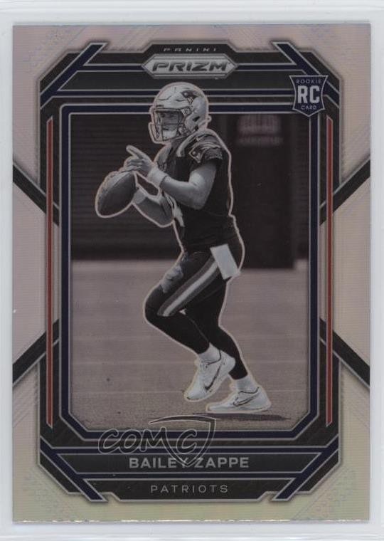 2022 Panini Prizm Rookie Variation Silver Prizm Bailey Zappe #305 lz7