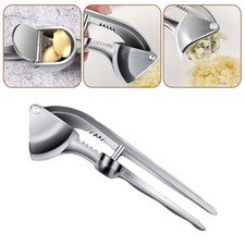 Ergonomic Garlic Presser Aluminum Alloy Small Garlic Pressing Tool
