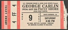 1991 Comedian George Carlin And Pauly Shore Ticket Stub