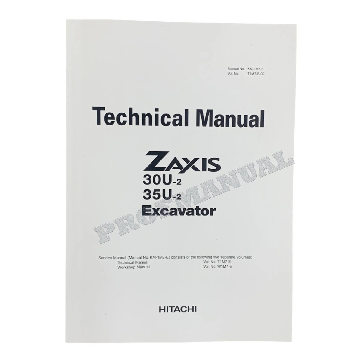 Hitachi ZX30U-2 ZX35U-2 Excavator Service Manual with Schemes | eBay