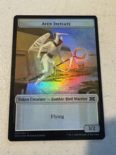 mtg foil token Boar // Aven Initiate 015/004, Double Masters 2022, unplayed