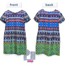 J.Crew Womens Silk Gemstone Cap Sleeve Sheath Dress Geometric Mini Size 4