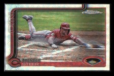 2025 Topps Chrome Spencer Steer #174 Refractors Logofractor