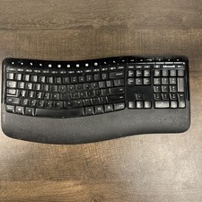 Microsoft Wireless Comfort Keyboard 5050 Tested And Working No Dongle A2