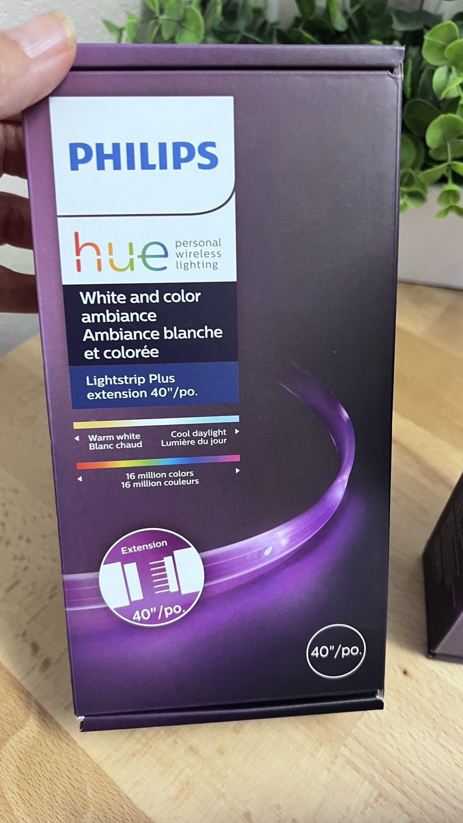 Philips Hue LED Lightstrip Plus Extension 1m 40" White and Color Ambiance 800268