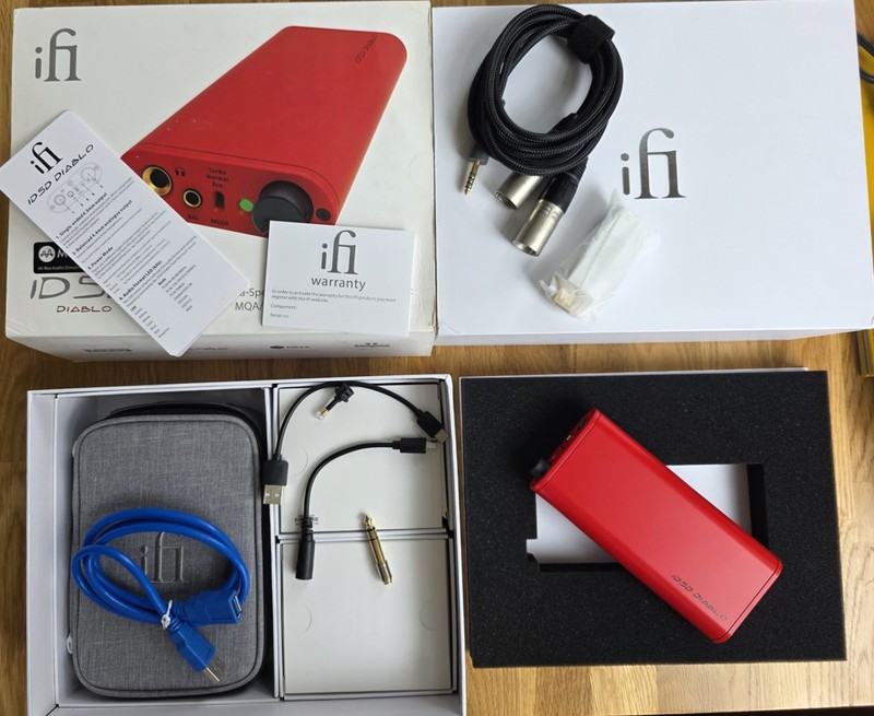 ifi Diablo iDSD Diablo Mobile Reference DAC Headphone Amplifier - ifi Audio AMP