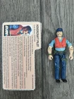 1984 Hasbro GI Joe ARAH CUTTER - W.H.A.L.E. Hovercraft Pilot with File Card