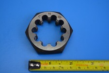 1" - 11 BSP Carbon Steel Die Nut. NOS. 1 Inch. Approx 2" across flats.