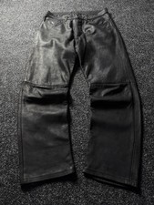 Y2K Vintage Leather Pants Opium Style Alt Biker USA Rare Men  s W31 L29 Size