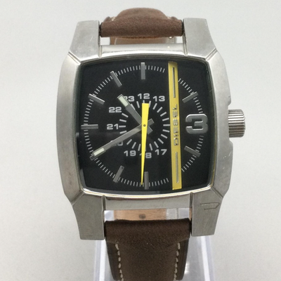 ティーズ ページ37 Diesel Watch DZ-1089 Mens 37mm Stainless Steel Black Dial Leather