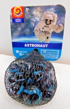ASTRONAUT  Bag 24 Player Mega  Marbles & 1 Shooter-Instructions & Facts