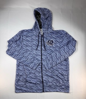 ODU Blue Zip Up Jacket Hooded Sweatshirt Monarchs, Size XL