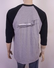 vintage 00s Y2K Lockheed Martin Raglan Sleeve T-Shirt US Navy SZ L