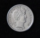 1912-P Barber Dime 10-cent value (10c) - High Grade- UNC Condition!