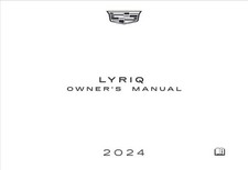 NEW PRINTED BOOK 2024 Cadillac LYRIQ Owner's Owners User Operator Manual - 913C