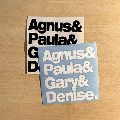 Sticker Amiga Customchips Agnus Paula Gary Denise Retro Fever Folie Aufkleber
