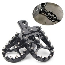 Wide Footrest MX Style for Harley Dyna Sportster Iron 883 Fatboy Bobber Engine