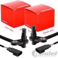 2X Herth+Buss ABS-SENSOR Raddrehzahl Hinten Passend FüR Jaguar X-TYPE