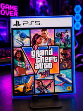 Grand Theft Auto 6 VI - GTA PS5 Cover Art with Disc Case｜NO GAME, Fan Made