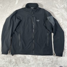 Arc  Teryx Gamma MX Jacket Mens XL Black Arcteryx Soft Shell Full Zip Outdoor EUC