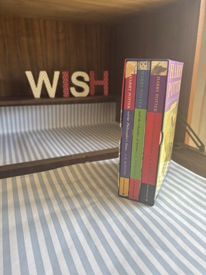 Harry Potter Trilogie Buch Set mit Schuber frühe Impressionen Vintage