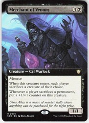 Merchant of Venom (Extended Art) 76 Commander: Secrets of Strixhaven