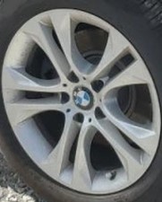 2016 X4 OE Wheel 18x8 5 Spoke V Spoke Silver Dimple Inside Spoke BMW