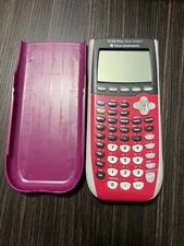 Texas Instruments TI-84 Plus Silver Edition Graphing Calculator - Pink Purple
