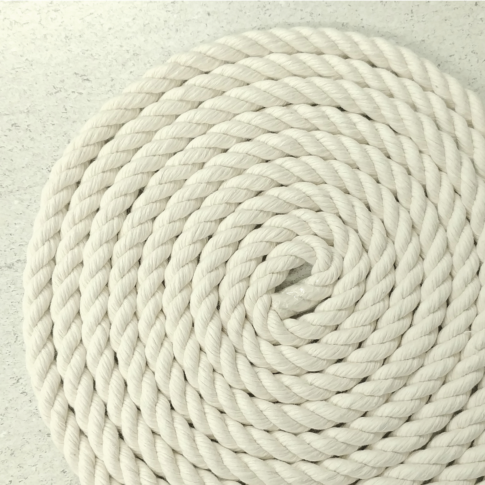 12 mm 100% Natural Pure Untreated Cotton Rope Twisted String Cord Twine ...