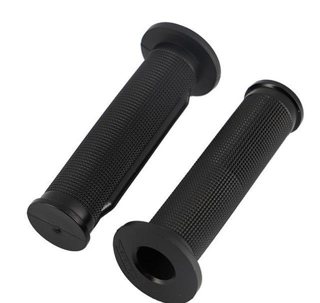 Poignée Ariete Heritage 130mm antivibration pour moto vintage noire