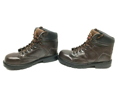 Brahma The Nameto Trust Brown Steel Toe Boots Men display picture 2