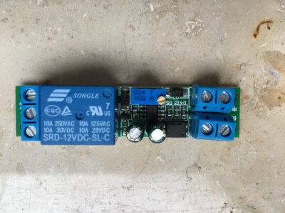 DC 12V Signal Trigger Delay Relay Car Start Delay Switch off time Adjustable