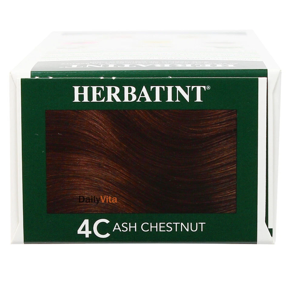 Herbatint永久草药染发凝胶4C灰栗4.56盎司 — 第 2/3 张图片