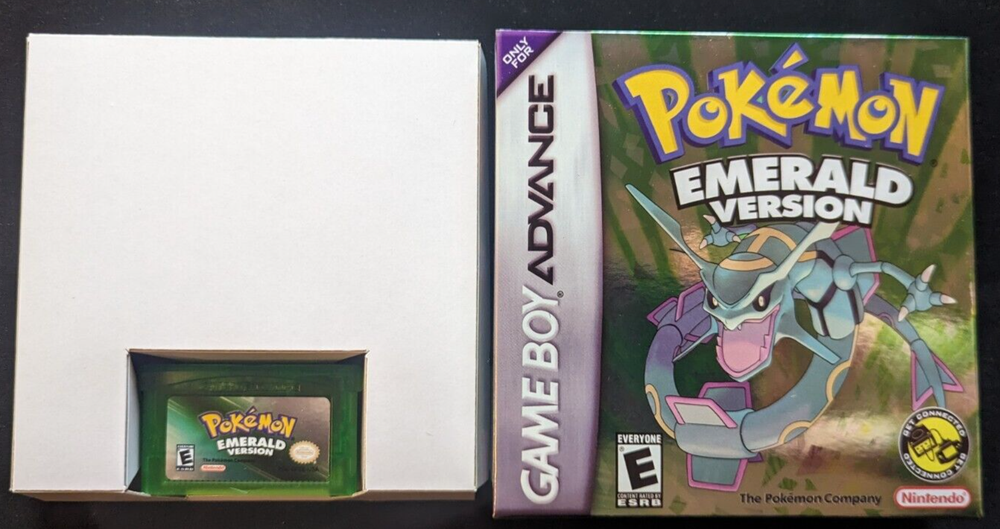 Pokemon Emerald (Nintendo Game Boy Advance) Box & Cartridge - NOT ORIGINAL