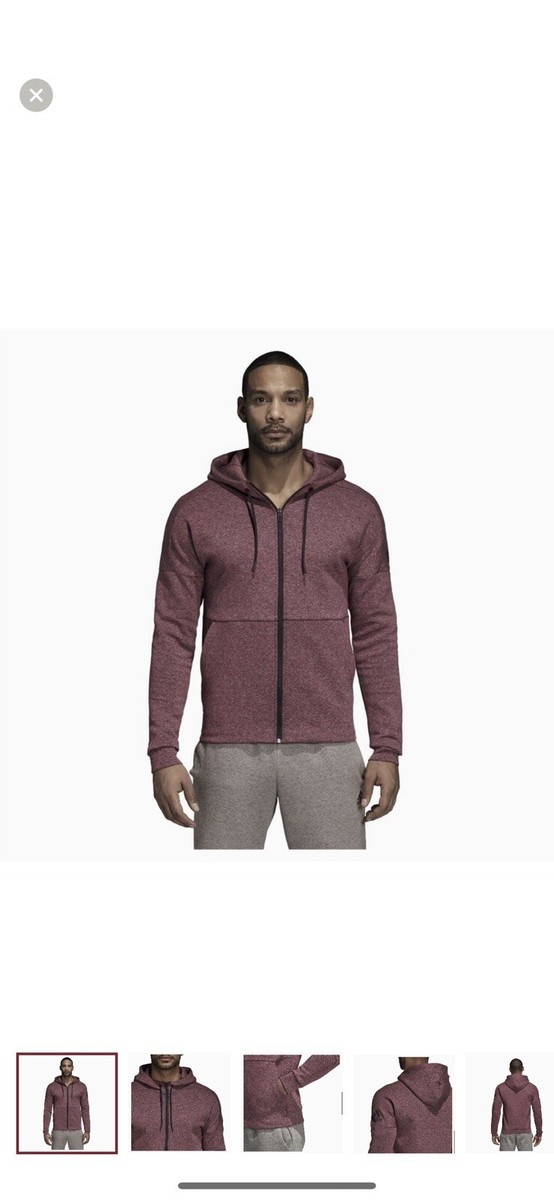 Adidas ID Stadium Full Zip Hooded Training Spacer Mens Track