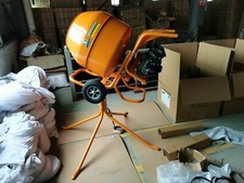 PETROL Cement Mixer Portable Mortar Plaster Concrete 140L