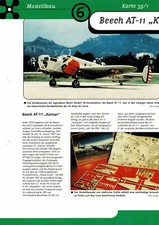 Buk AT-11 "Kansan" US ARMY AIR CORPS karta robocza