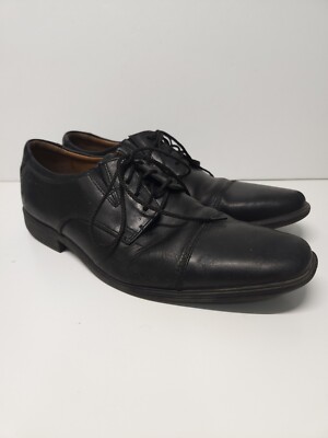 Clarks Men\'s Black Leather Shoes Sz 10.5 Clarks Men main image 3