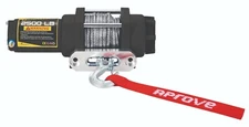 2500 lbs APROVE ATV/ UTV winch, Dyneema synthetic rope, Aluminum hawse