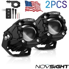 Novsight 2 Led Work Lights Pods Spot Flood Off Road For Jeep Suv Pickup