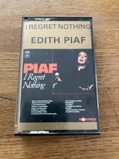 Edith Piaf - I Regret Nothing - RARE 15 Track Cassette