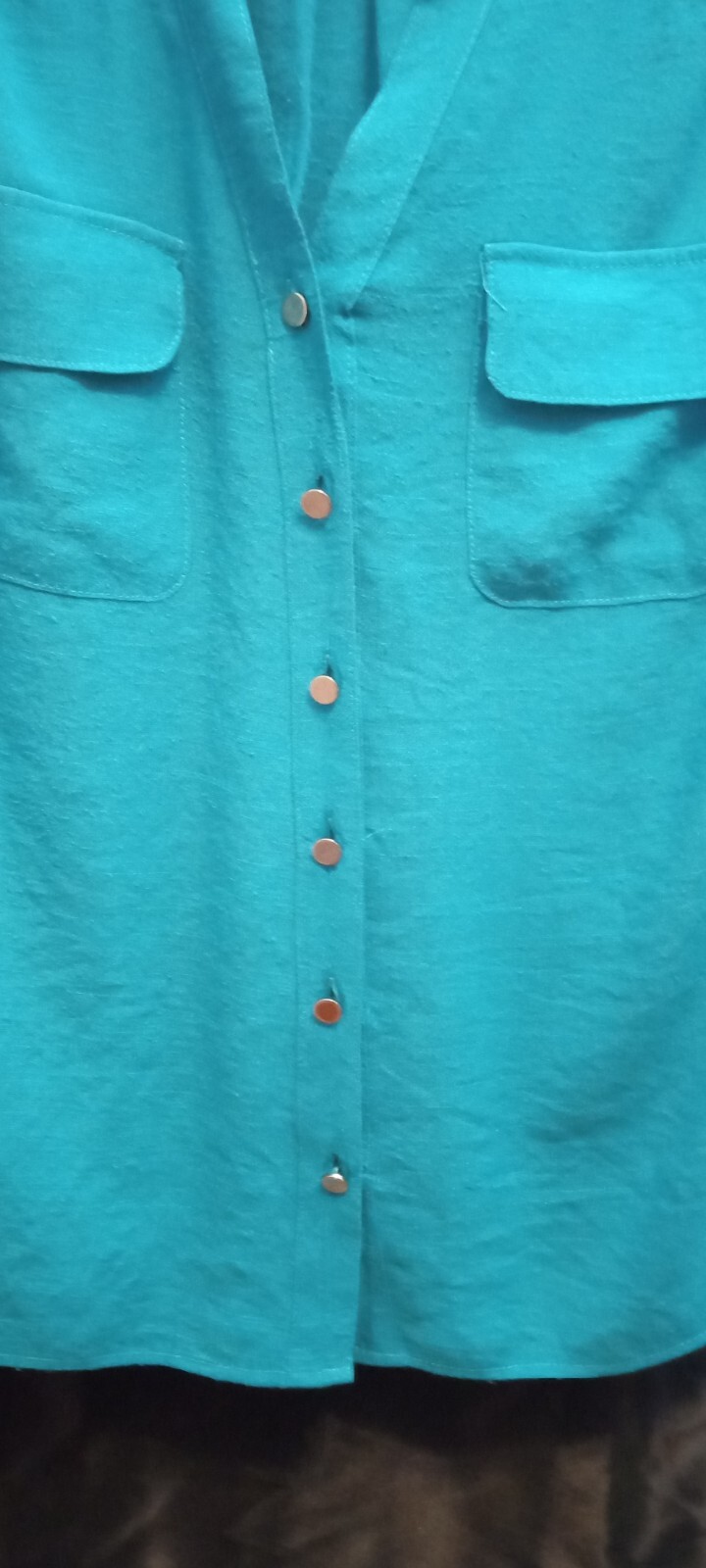Notations Blouse Teal L - image 4