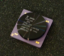 Vintage Gate Array, Fujitsu CG31164 from 1993, Gold and Purple Ceramic