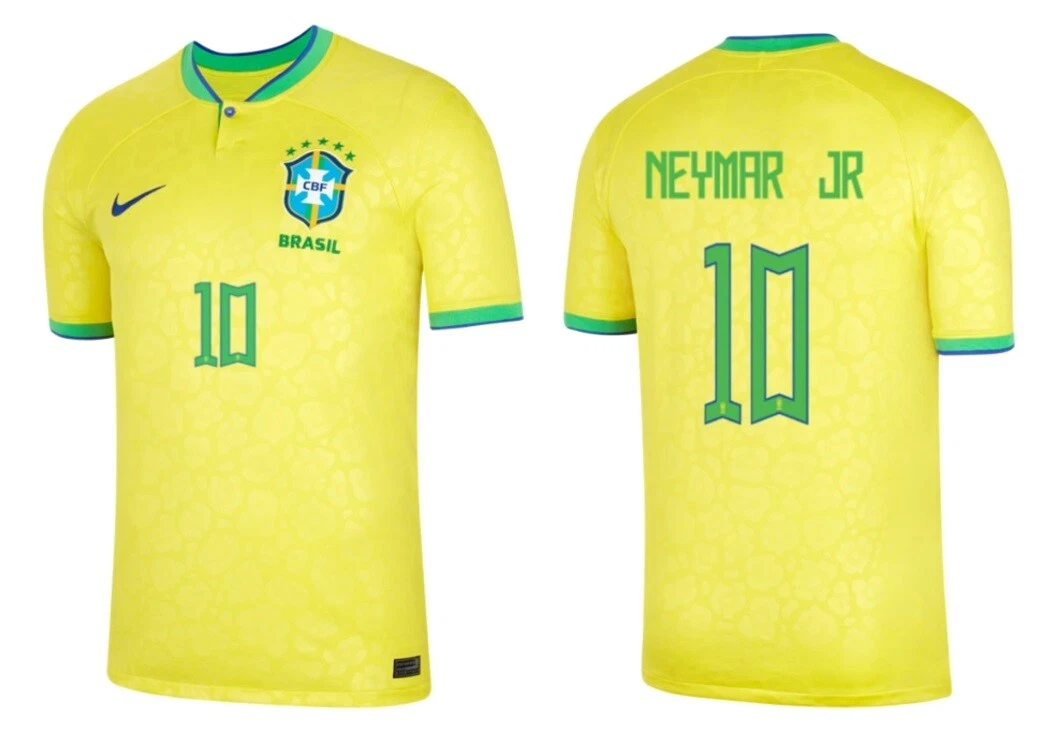 Nike Brazil World Cup 2022 Home jersey - Neymar Jr 10 I Home Brazil World  Cup