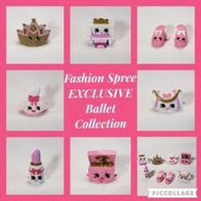 SHOPKINS FASHION SPREE 'BALLET COLLECTION' Season 3 Figures Lot of 8